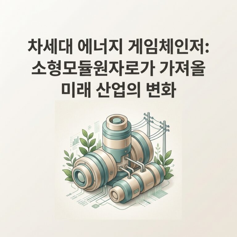 ai thumbnail minimal 차세대 에너지 게임체인저 소형모듈원자로가 가져올 미래 산업의 변화 1787838270