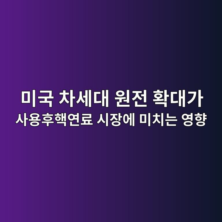 미국 차세대 원전 확대