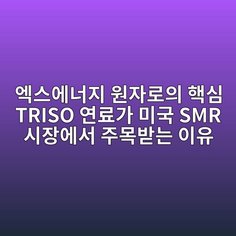 엑스에너지 원자로의 핵심 TRISO 연료가 미국 SMR 시장에서 주목받는 이유 4 엑스에너지 원자로의 핵심