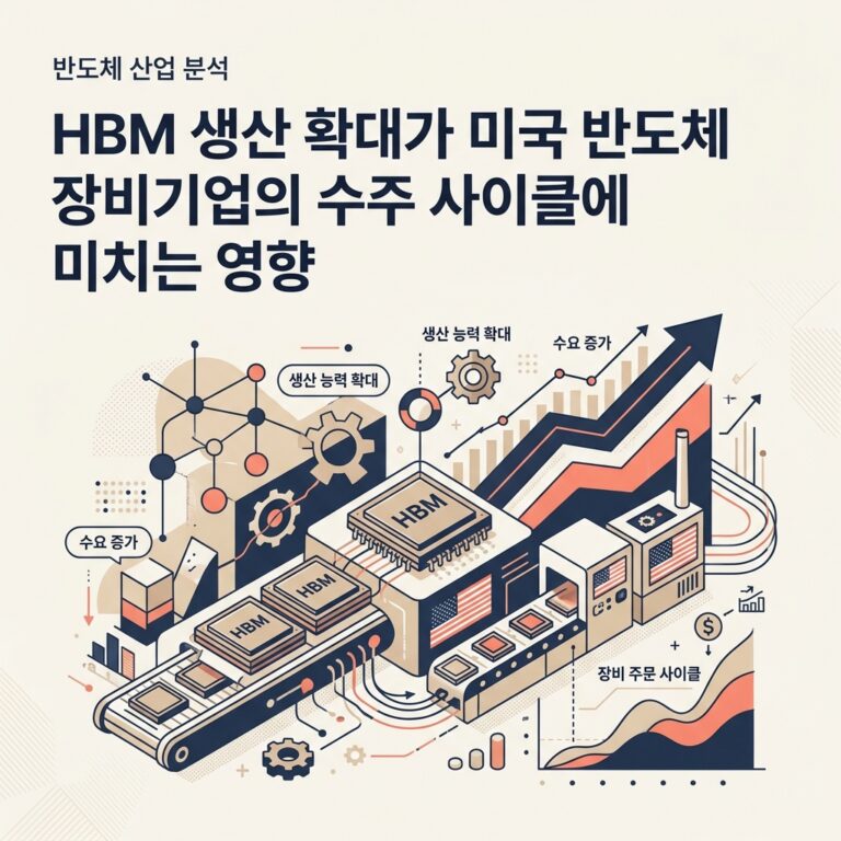 ai thumbnail branding HBM 생산 확대가 미국 반도체 장비기업의 수주 사이클에 미치는 영향 1788441852
