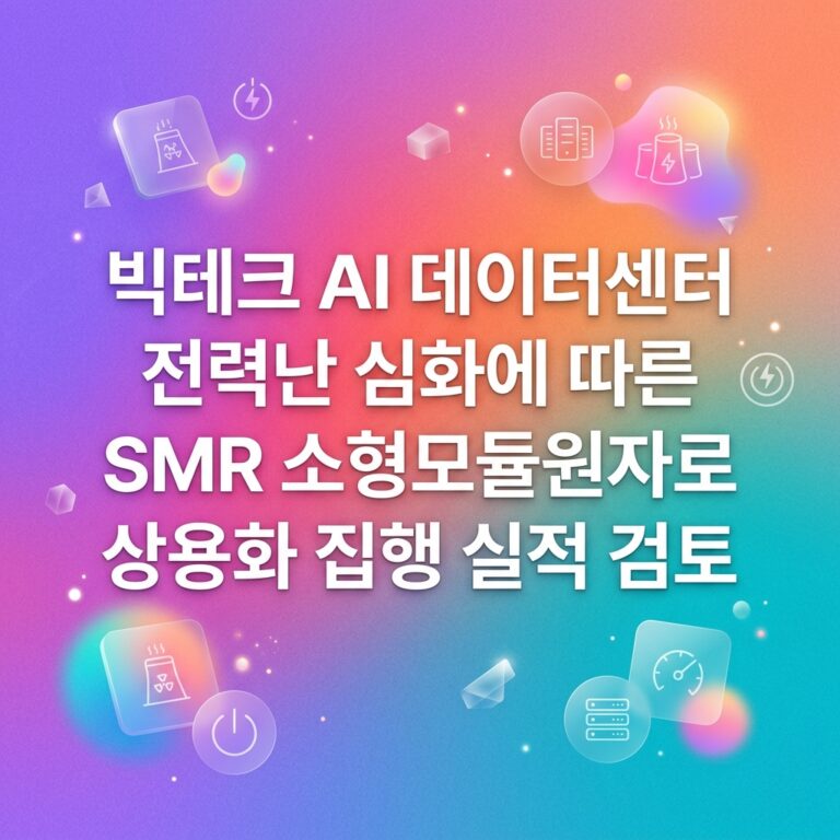 빅테크 AI데이터센터 전력난