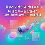항공기 엔진 판매 수익 구조