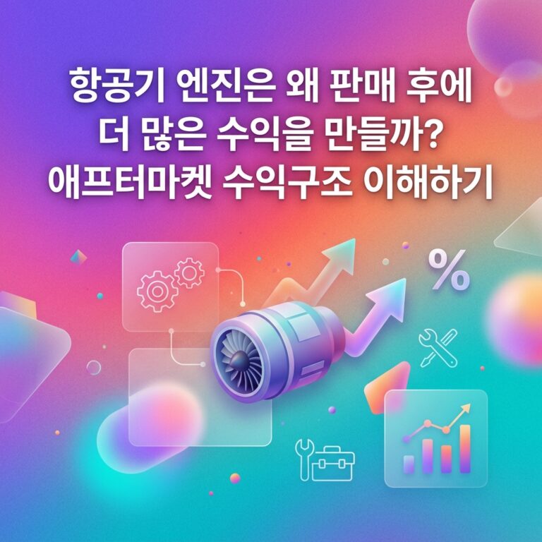 항공기 엔진 판매 수익 구조